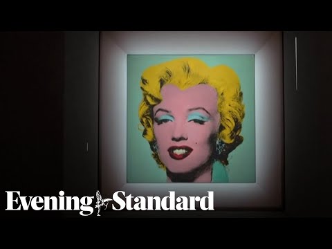 Andy Warhol’s Shot Sage Blue Marilyn sells for record £158 million at auction