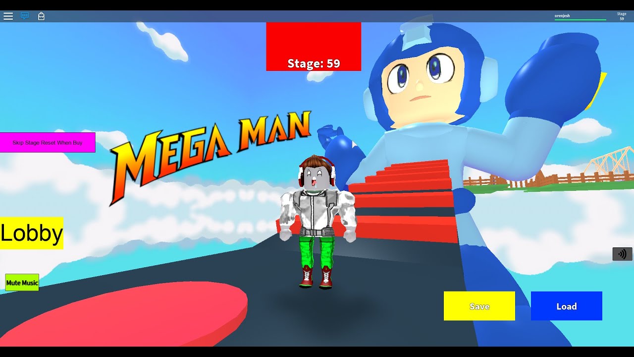 The Mega Man Obby Roblox Youtube - mega man roblox