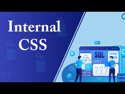 How to insert internal CSS in HTML - YouTube