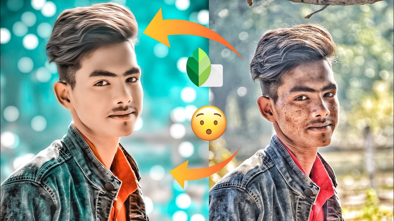 snapseed oil paint face smooth photo editing+Background me bukeh effect kaise de 2022