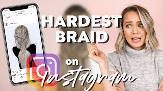 Trying the HARDEST BRAIDS on Instagram Ep. 1- Kayley Melissa