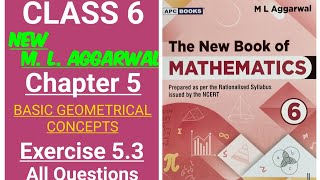 New ml aggarwal class 6 maths chapter 5 (Basic Geometrical Concepts) exercise 5.3 all questions screenshot 5