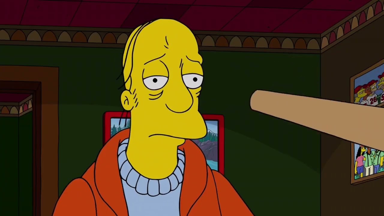 Сцена смерти Ларри Далримпла в сериале «Симпсон»