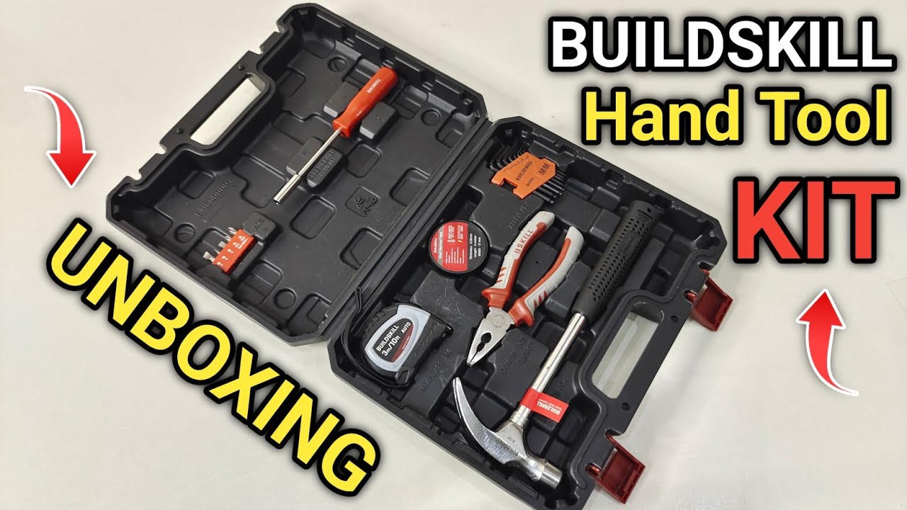 Buildskill 18 Pieces Hand Tool Kit | UNBOXING | Best Hand Tool Kit for ...