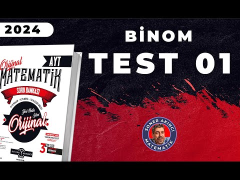 Binom TEST 01 | ORİJİNAL AYT SORU BANKASI | #yks2024