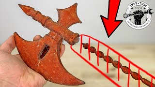 Halberd AXE Restoration  With Epoxy Handle