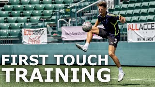 How To Improve Your First Touch | 5 First Touch Training Drills For Footballers