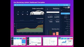 Advanced Admin Panel Dashboard Template with User Management, Reports & Responsive Bootstrap Design