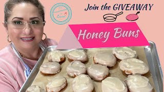 Old Fashion Honey Buns Recipe (Plus 22K Subscriber GIVEAWAY)