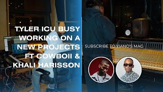 Tyler ICU Busy Cooking Up 'Awu Yini' with Cowboii & Khali Harrison | Studio Vlog