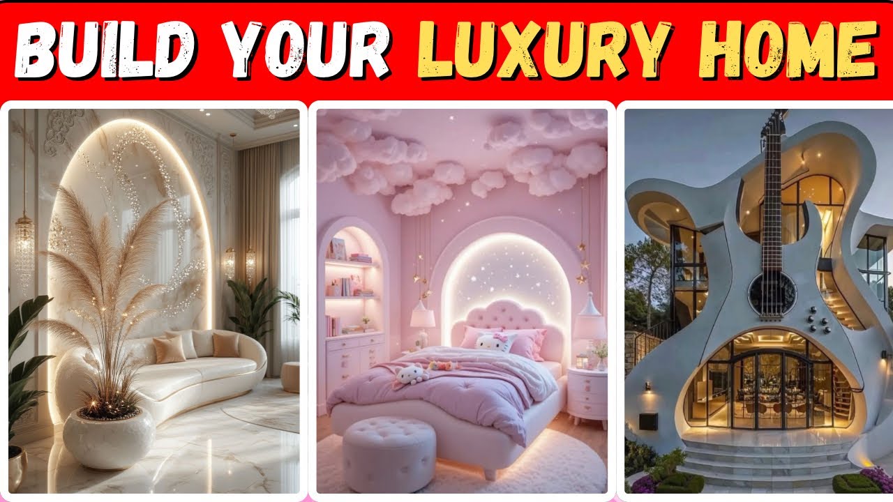Would You Rather….? Build Your Luxury Dream House 🏠🤩💕 Chickzy Quiz ...
