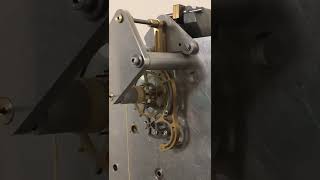 Brian Laws clock #20 escapement in metal