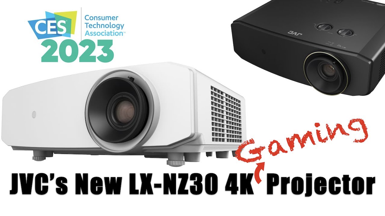 JVC's New LX-NZ30 4K Laser Gaming Projector Launches at CES 2023! - YouTube