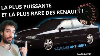 Renault SAFRANE Bi-Turbo : 250 km/h dans un Canapé ! [AUTOKULTUR]
