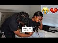 SCREAMING IN PAIN AND THEN "PASSING OUT" ON MY BOYFRIEND!! *CUTE REACTION*