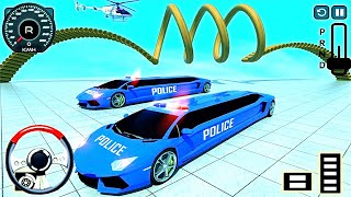 Police Car Mega Ramp Racing Game - Impossible Police Limo Tracks 3D - Android GamePlay #2 screenshot 3