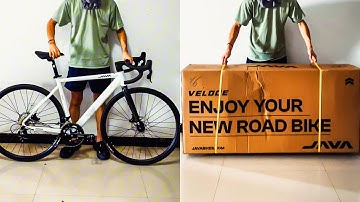 Discover the 2024 JAVA VELOCE 🚲 A Stunning White Road Bike Unveiled