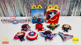 Captain America ♥️Brave New World Happy Meal Collection from McDonald’s! Full set!🛡️🍟
