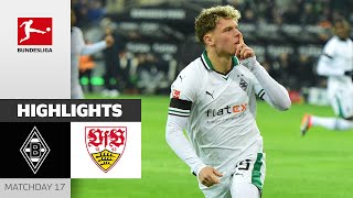 Double-Hack Beats Vfb Mgladbach - Vfb Stuttgart 3-1 Highlights Md 17 Bundesliga 202324