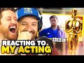 REACTING TO MY ACTING ON TV!
