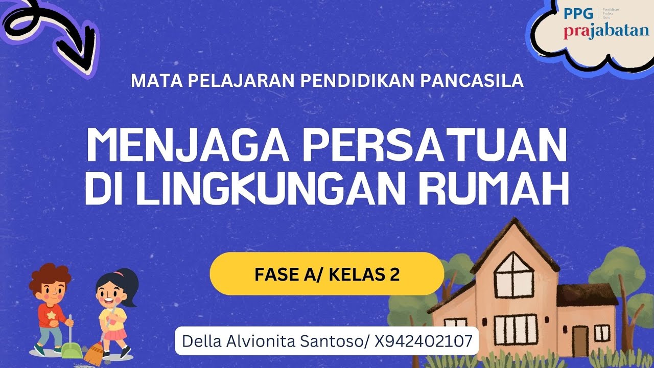 Menjaga Persatuan di Lingkungan Rumah/ Fase A Kelas 2 - YouTube