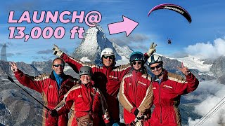 Paragliding the Tallest Mountain in Switzerland!  FLY ZERMATT!