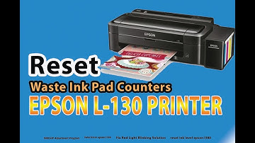 INKCHIP Adjustment Program | Reset Waste Ink Pad Counters Epson L130 Printer | Service Required
