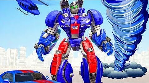 Robot Tornado Transform Shooting Game 2021