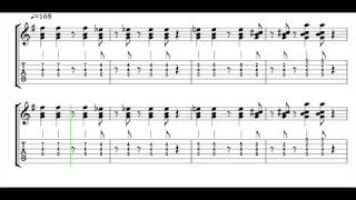 Video thumbnail of "Gypsy Jazz Guitar | For Sephora Transcript [Free Tab 집시재즈]"