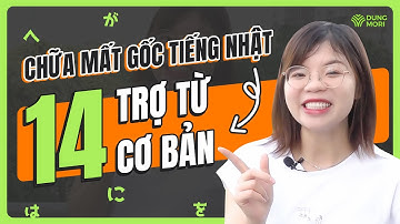 [Chữa mất gốc tiếng Nhật] tất tần tật về 14 trợ từ  cơ bản