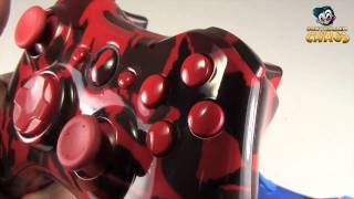 Blue & Red Yukon Camo - Modded XBOX 360 Controllers - Controller Chaos