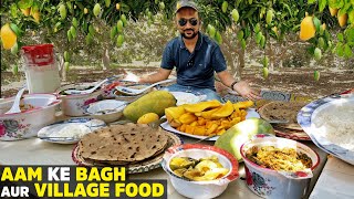Mango Farms & Village Food in Sindh | Sarso ka Saag, Chawal ki Roti | Mango Harvesting in Pakistan