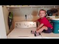 Gabe and the washer
