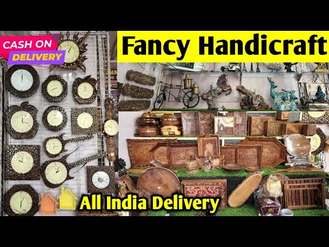 HOME DECOR WOODEN ITEMS | Wooden Handicraft Market | Cheapest Wooden Handicrafts | FANCY