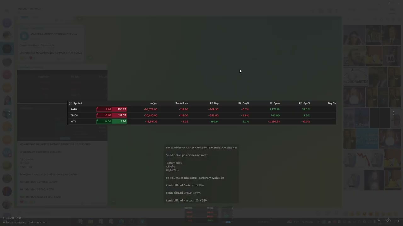 Actualización Cartera Método Tendencia OCTUBRE 2025