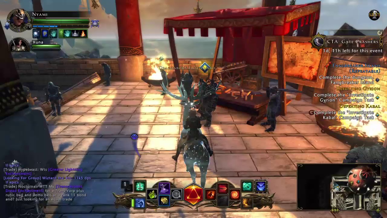 Neverwinter Unlocking Fangbreaker Island / First time running Fangbreaker island