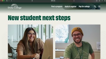 How to Navigate the Delta College Website