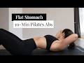 10-MIN PILATES ABS | Flat Stomach in 10 Minutes (No Equipment)