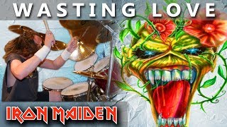 IRON MAIDEN - Wasting Love - Drum Cover - (Donington 92) #30