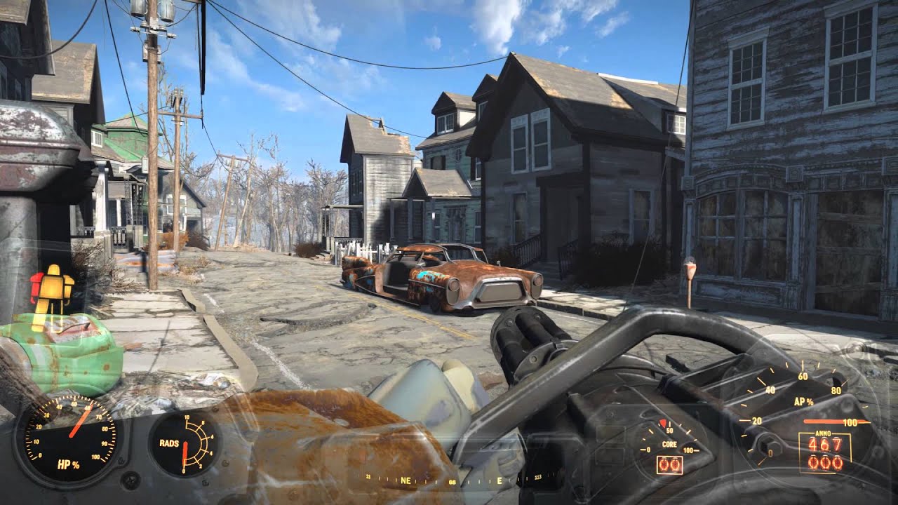 Fallout 4 - Power Armor Gameplay (1440p 60 FPS Ultra settings)