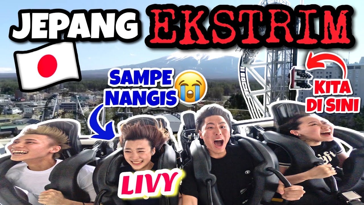 AKU SAMA LIVY COBA NAIK WAHANA TEREKSTRIM DI JEPANG!! HORROR HOUSE JUGA SEREM BANGET!
