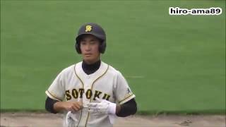 灰谷悠隼選手（崇徳）  【逆転タイムリー打ったよ】　20190821