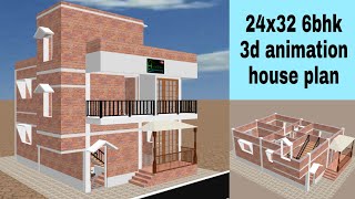 6bhk double storey 3d house plan | small house design ideas |ghar ka naksha | house plan engineering