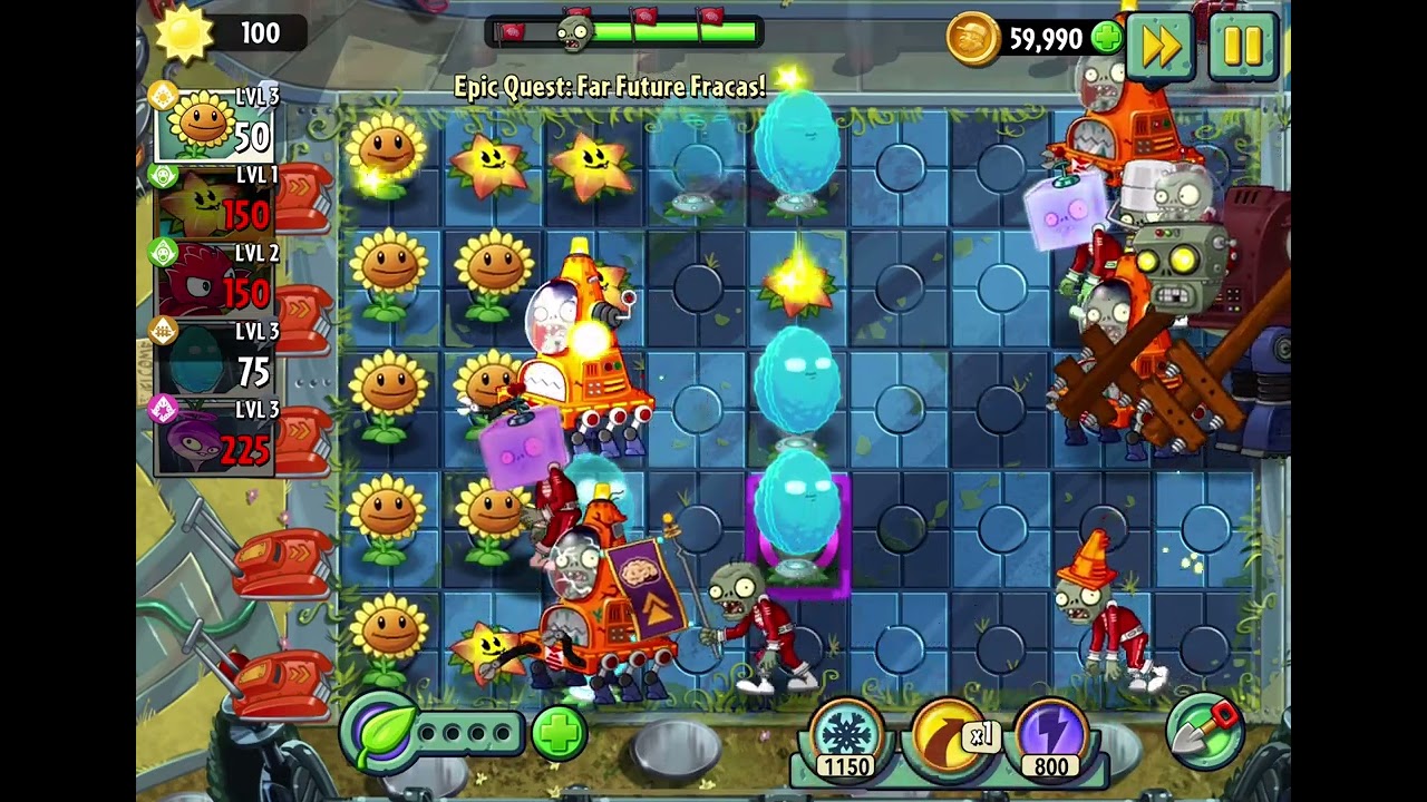PvZ2 Epic Quest: Far Future Fracas - Step 1