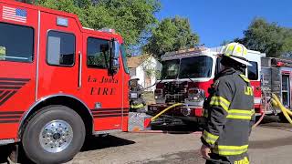 La Junta Fire Dept VS Fatal Structure Fires on Rice Ave. Sunday, May 26, 2024 -Extended Footage