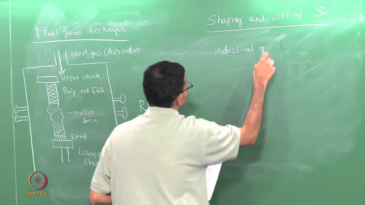 Mod-01 Lec-21 Si wafer manufacturing