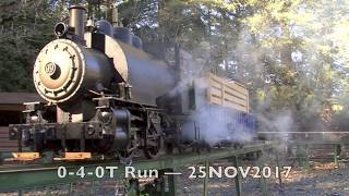 GGLS 0-4-0T Run w/New Injector by Bruce Anderson 1,827 views 6 years ago 7 minutes, 26 seconds