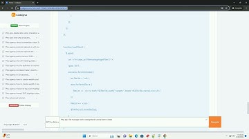 Php ajax file manager with codeigniter4 tutorial demo video