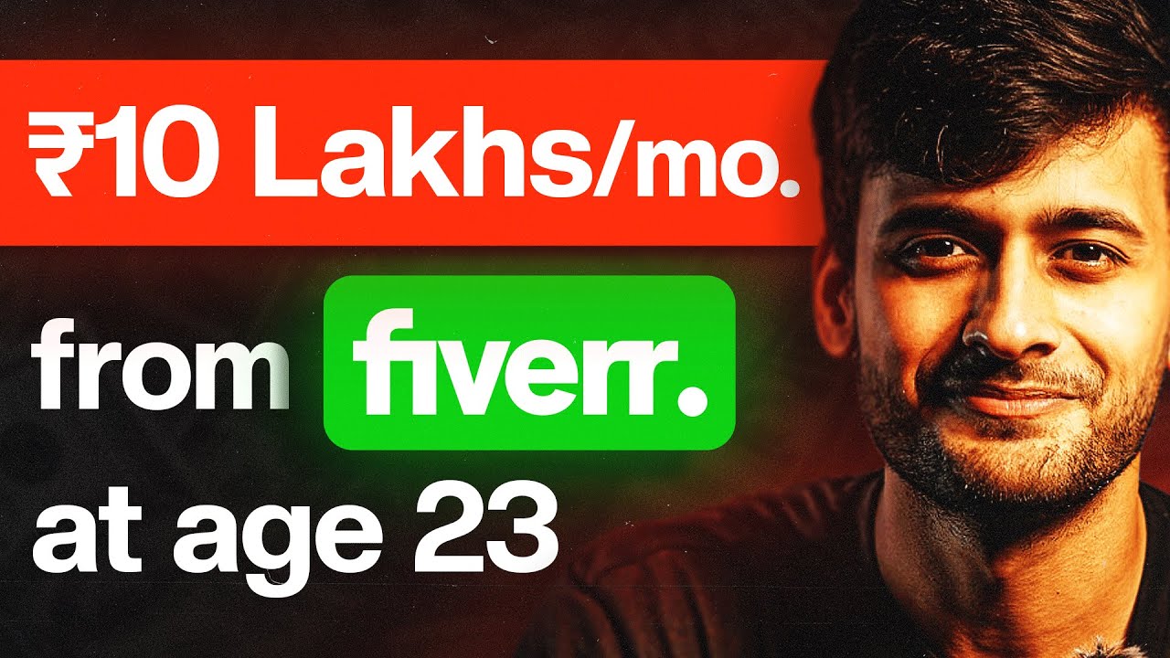 23 YEAR OLD Earns 10 LAKHS/Month As Fiverr Freelancer 🤯 | Ishan Sharma