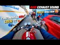 Riding continental gt 650 in the hills  red rooster raw exhaust sound  relaxing asmr insta360